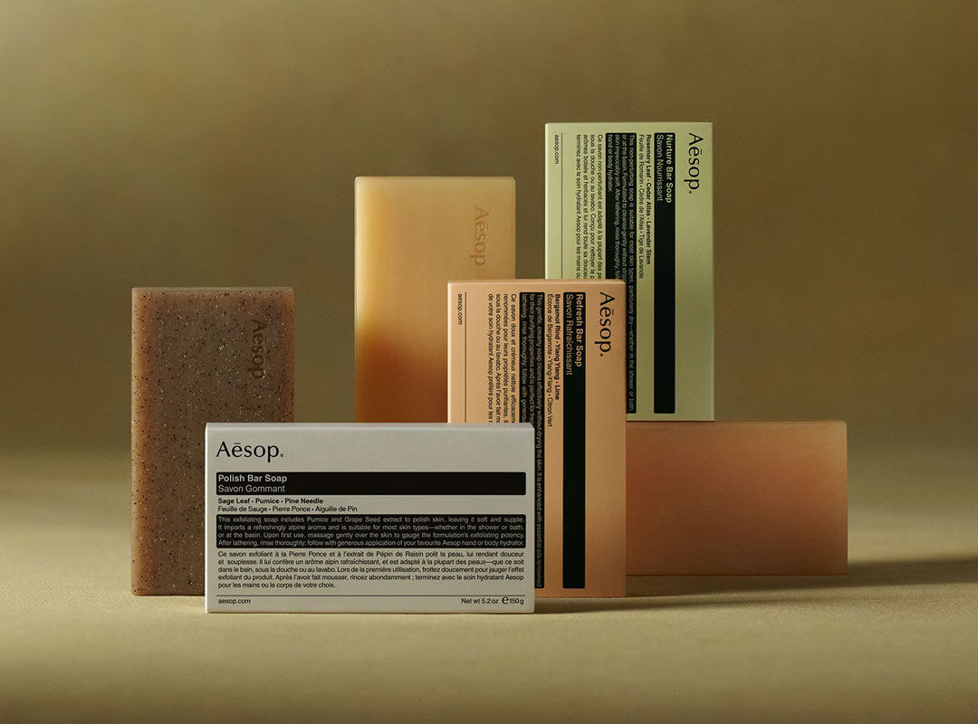 Bath time for grown-ups: Aesop Bar Soaps Image