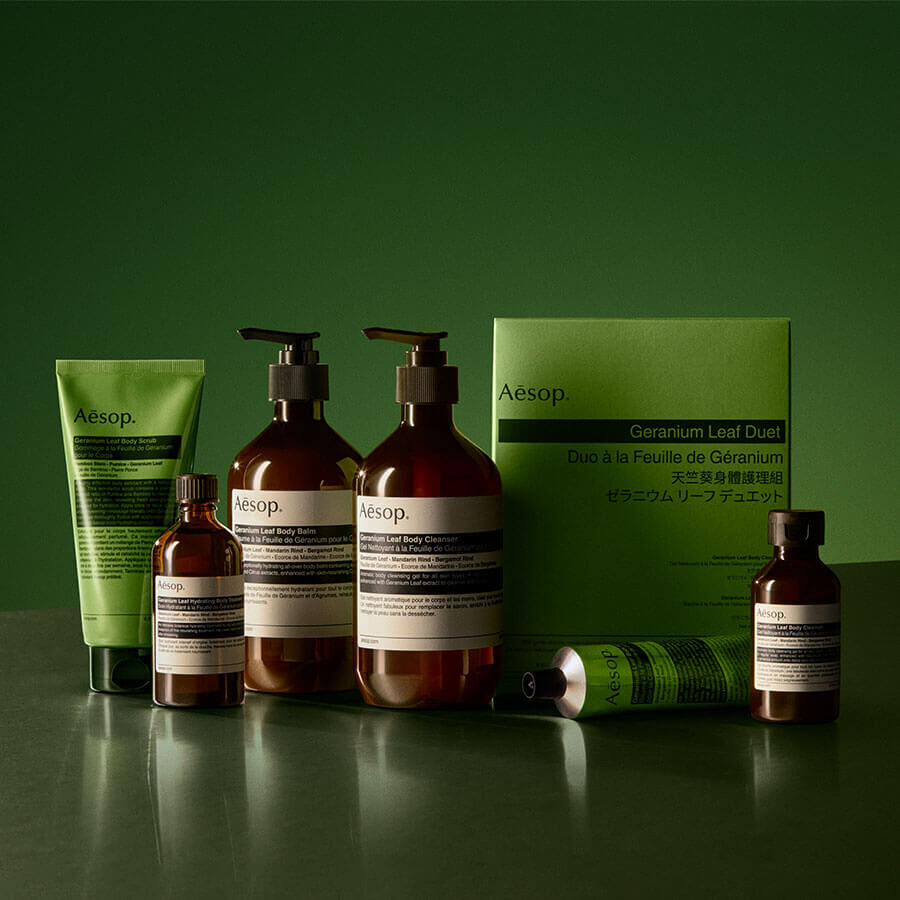 Aesop Geranium Leaf Duet セット Geranium Leaf Duet